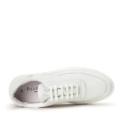 Filling Pieces Low Mondo Plain Nardo Nubuck (Weiß)