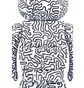 Medicom 100% + 400% Keith Haring #4 Be@rbrick Toy