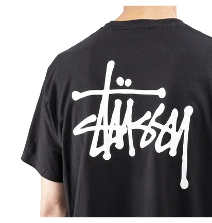 Stüssy Basic Tee (Schwarz)