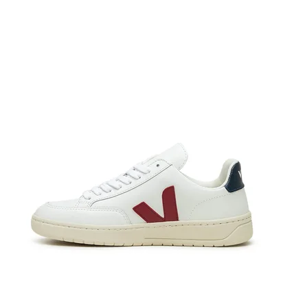 VEJA Pack WMNS V-12 Leather Extra (Weiß / Rot)