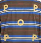 Pop Trading Company Striped Logo T-Shirt (Multi)