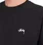 Stüssy Stock Logo Crew (Schwarz)
