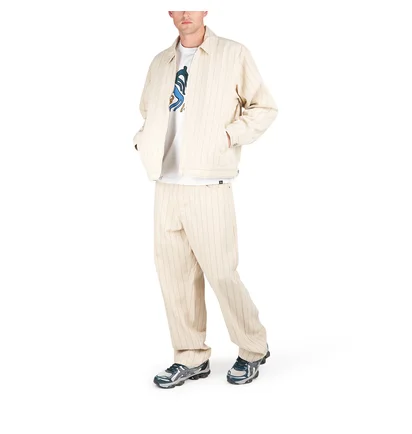 Obey Classic Baggy Stripe Denim (Beige)