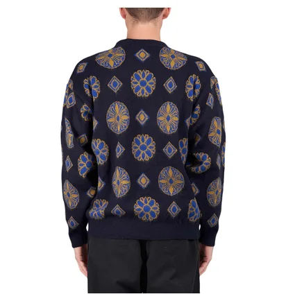 Fucking Awesome Three Kingdoms Cardigan (Dunkelblau)