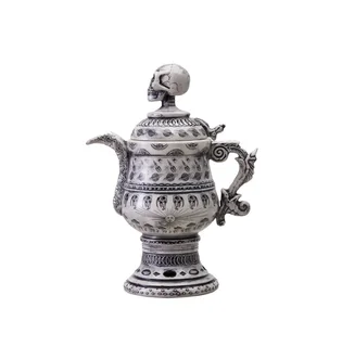 Neighborhood Ceramic Incense Chamber (Weiß / Schwarz)