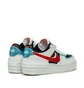 Nike WMNS Air Force 1 Shadow (Weiß / Türkis / Rot)