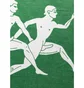 Carne Bollente Running For Love Towel (Grün / Weiß)