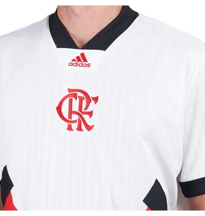 adidas Camisa CR Flamengo Icon Jersey (Weiß / Rot)