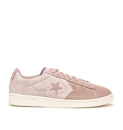 Converse x Earth Tone Suede Pro Leather OX (Blassrosa)