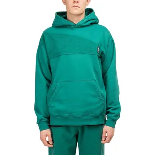 Brain Dead Logo Head Panel Hoodie (Blaugrün)