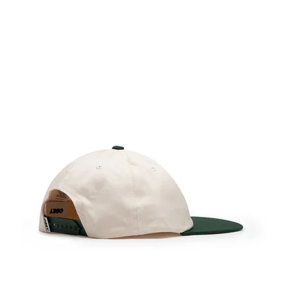 Obey Trip VI Panel Snapback Cap (Weiß / Grün)