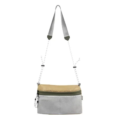 Taikan Sacoche Large Bag (Beige / Olive / Weiß)