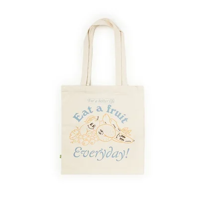 Carne Bollente Do It Everyday Tote Bag (Beige)