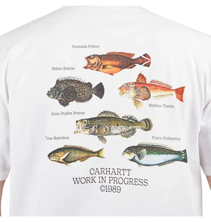 Carhartt WIP S/S Fisch T-Shirt (Weiß) – Carhartt WIP text_image_alt 5