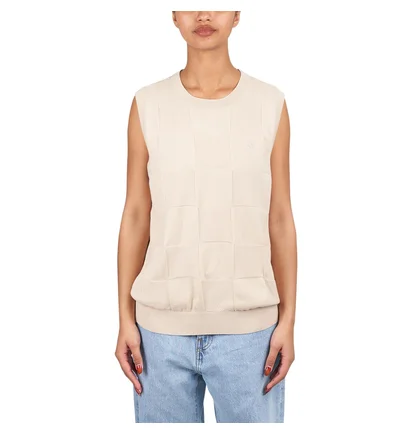 Carhartt WIP W' Checker Vest Sweater (Beige)