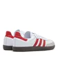 adidas Samba OG (Weiß / Rot / Grau)
