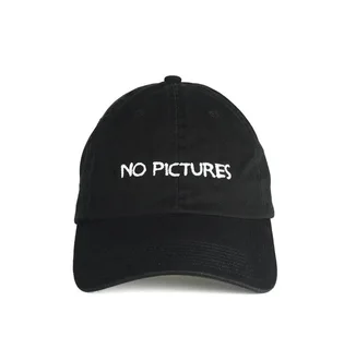 NASASEASONS Cap 'No Pictures' (Schwarz / Weiß)