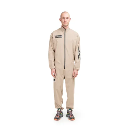 Reebok x Ghostbusters Woven Jumpsuit (Beige / Schwarz)