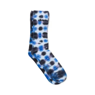 Stüssy Batik Dye Crew Socks (Blau / Schwarz)
