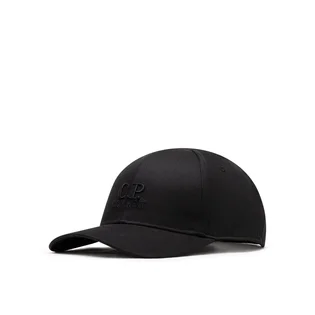 C.P. Company Gabardine Logo Cap (Schwarz)
