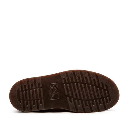 Dr. Martens Isham Faux Shearling Lined Suede Mules (Braun)