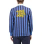 Aimé Leon Dore Vertical Striped Rugby Polo (Navy / Blau)