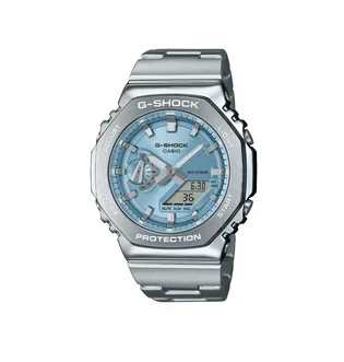 Casio G-Shock GM-2110D-2AER (Silber / Blau)
