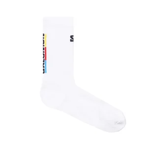 Salomon Pulse Race Flag Crew Socken (Weiß)