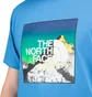 The North Face M SS Himalayan Summits Tee (Blau)