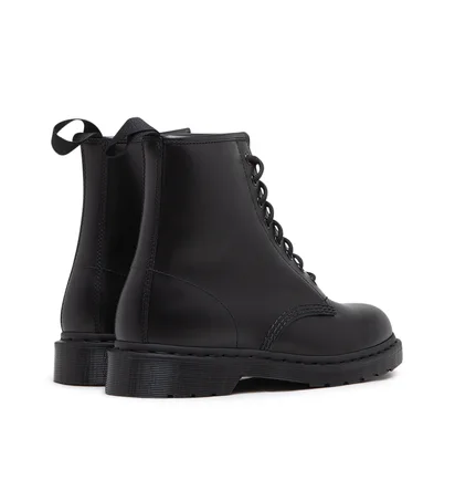 Dr. Martens 1460 Mono Smooth Leather Lace Up Boots (Schwarz)