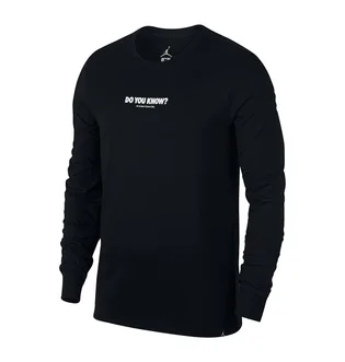 Nike Air Jordan AJ 3 CNXN 3 Longsleeve Shirt (Schwarz / Weiß)