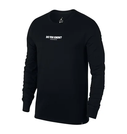 Nike Air Jordan AJ 3 CNXN 3 Longsleeve Shirt (Schwarz / Weiß)