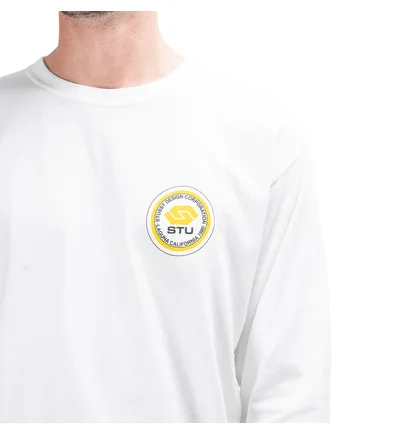 Stüssy Transport Longsleeve (Weiß)