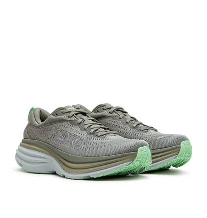 HOKA Bondi 8 (Oliv / Grau)