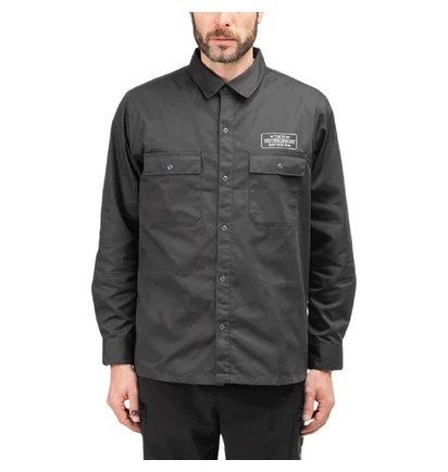 Neighborhood Classic Work Shirt LS (Dunkelgrau)
