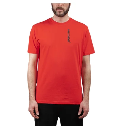 Polythene* Optics Metal Rod Short Sleeve T-Shirt (Rot)