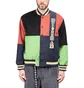 Brain Dead Jacquard Patchwork Letterman Jacket (Multi)
