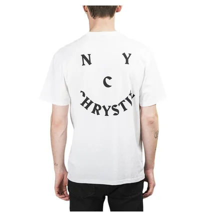 Chrystie NYC Smile Logo T-Shirt (Weiß)