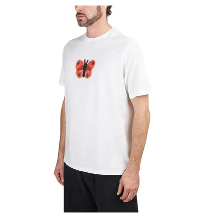 Pop Trading Company Rop Butterfly T-Shirt (Weiß)